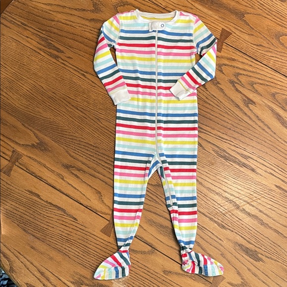 Primary Other - Primary Rainbow Striped Kids Footie Pajama size 12-18 mo